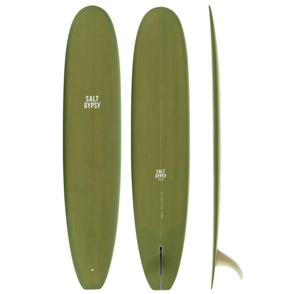 Dusty Retro Log Longboard | Traditional Malibu | Single Fin Mal | Salt Gypsy |