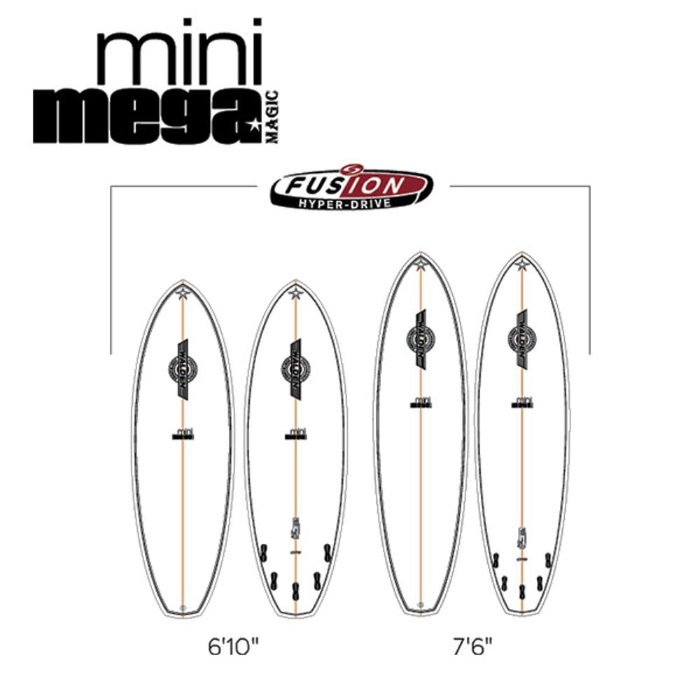 Mini Magic 2 | Fusion | Walden Surfboards | Super High Volume