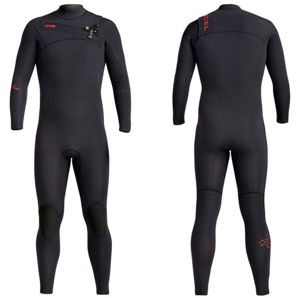 Radiant Rebound Steamer | 3/2mm Full Surfing Wetsuit | Chest Zip | XCEL | New Metallic Warmth Technology