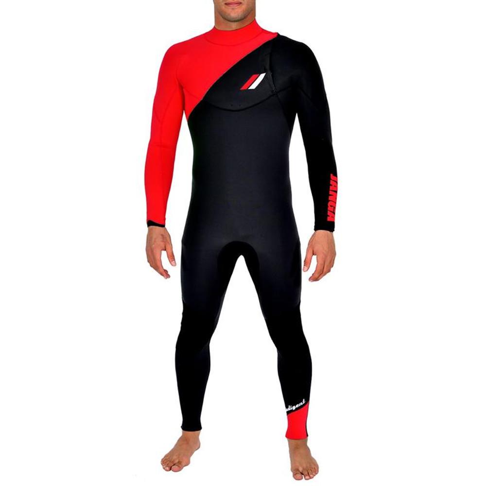 Indigent Steamer | Orange Black | SMALL  Mens | Full Surfing Wetsuit 3/3mm | JANGA in Australia | Special Release | 1 Available