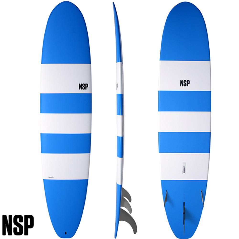 NSP Surfboards | Longboard Elements HDT | 2 + 1 Fin Setup | Intermediate To Expert Level Longboard | Malibu