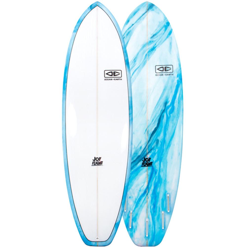 Joy Flight Surfboard | Ocean and Earth | Fibreglass | 5 Fin Boxes | Great Volume - Small Wave Funboard