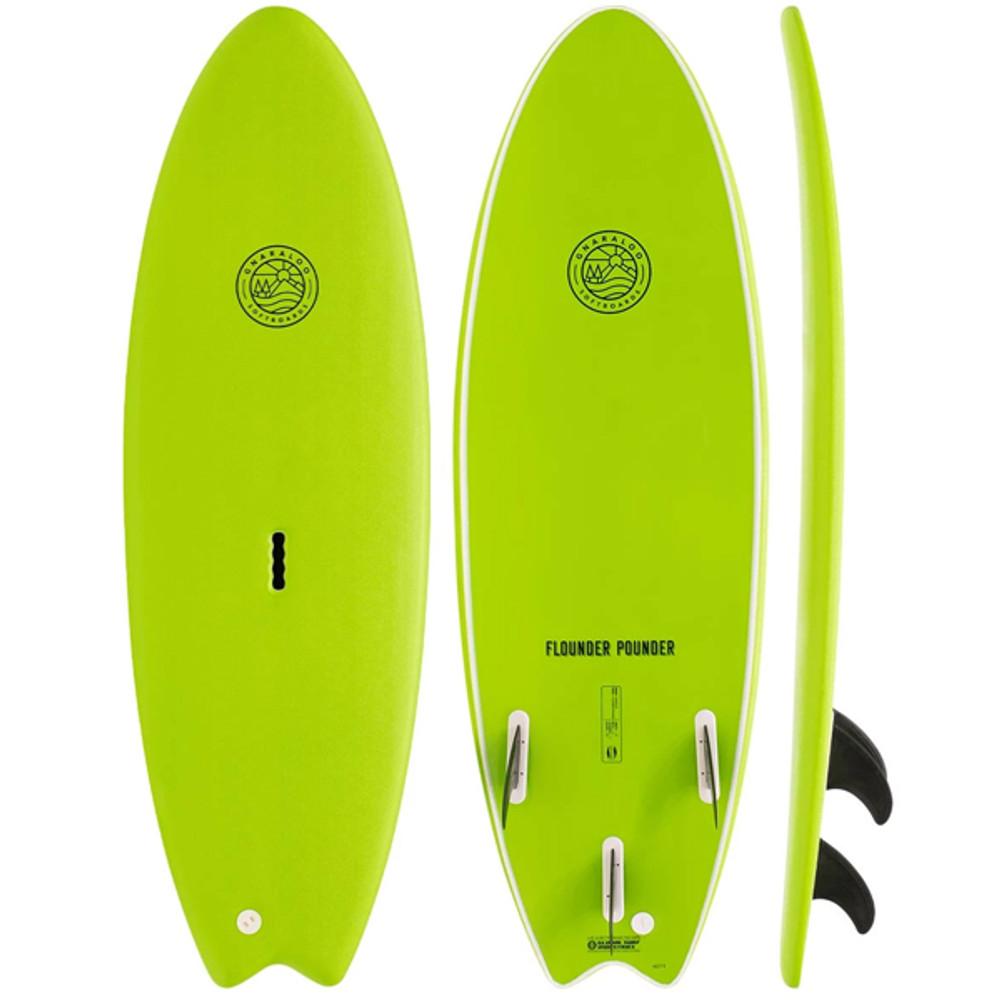 Gnaraloo Surfboards | Flounder Pounder | Softboard | Learner Surfboard For Kids | New Colours