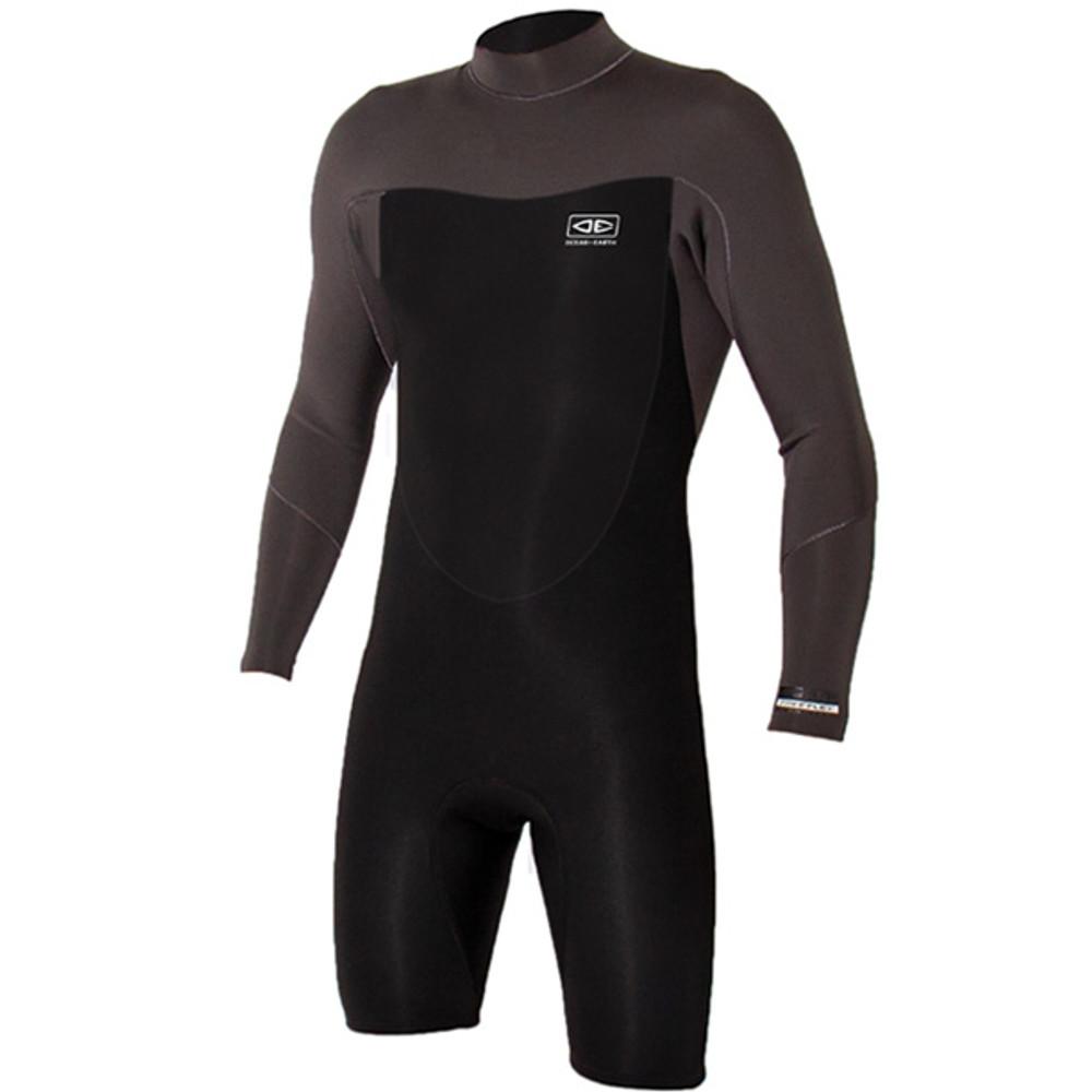 Free Flex Long Sleeve 2mm Spring Suit | Mens | Ocean and Earth | Back Zip | Springy | Surfing Wetsuit