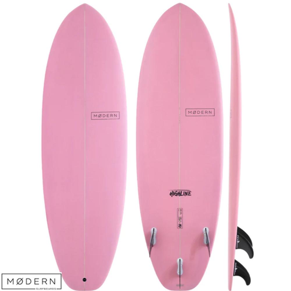 Modern Surfboards | Highline Surfboard | Novice Surfers | Excellent 1st Real Fibreglass Surfboard or Fast Improvement Model