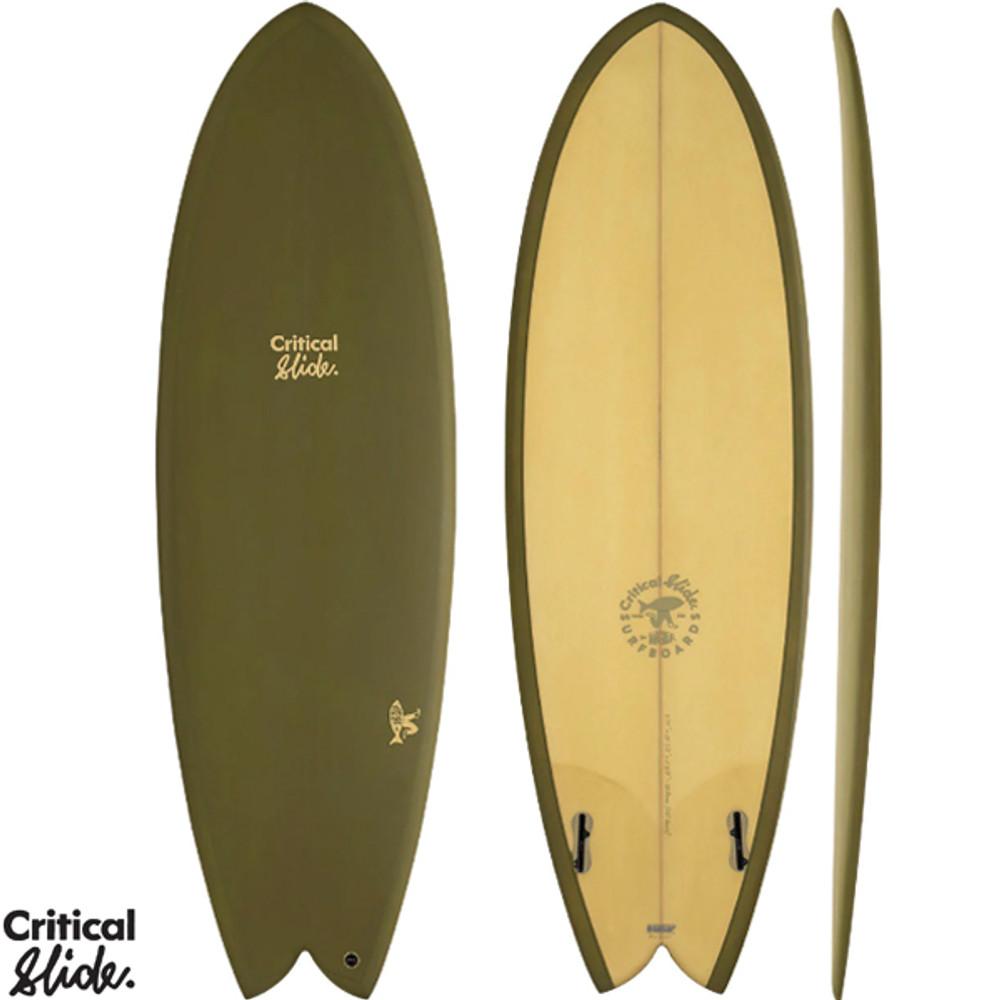 Critical Slide | The Angler | Twin Fin Fish | Fibreglass | Twin Fin FCSII Setup | Fast and Loose