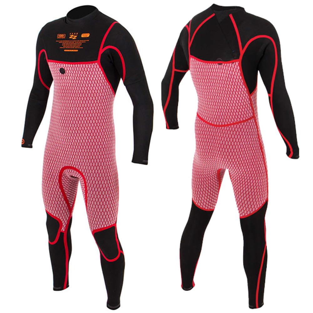 Ocean and Earth Zero Zip Steamer 4:3mm | Full Surfing Wetsuit | Mens