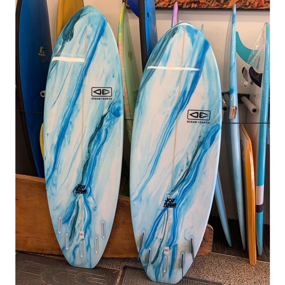 Joy Flight Surfboard | Ocean and Earth | Fibreglass | 5 Fin Boxes | Great Volume - Small Wave Funboard