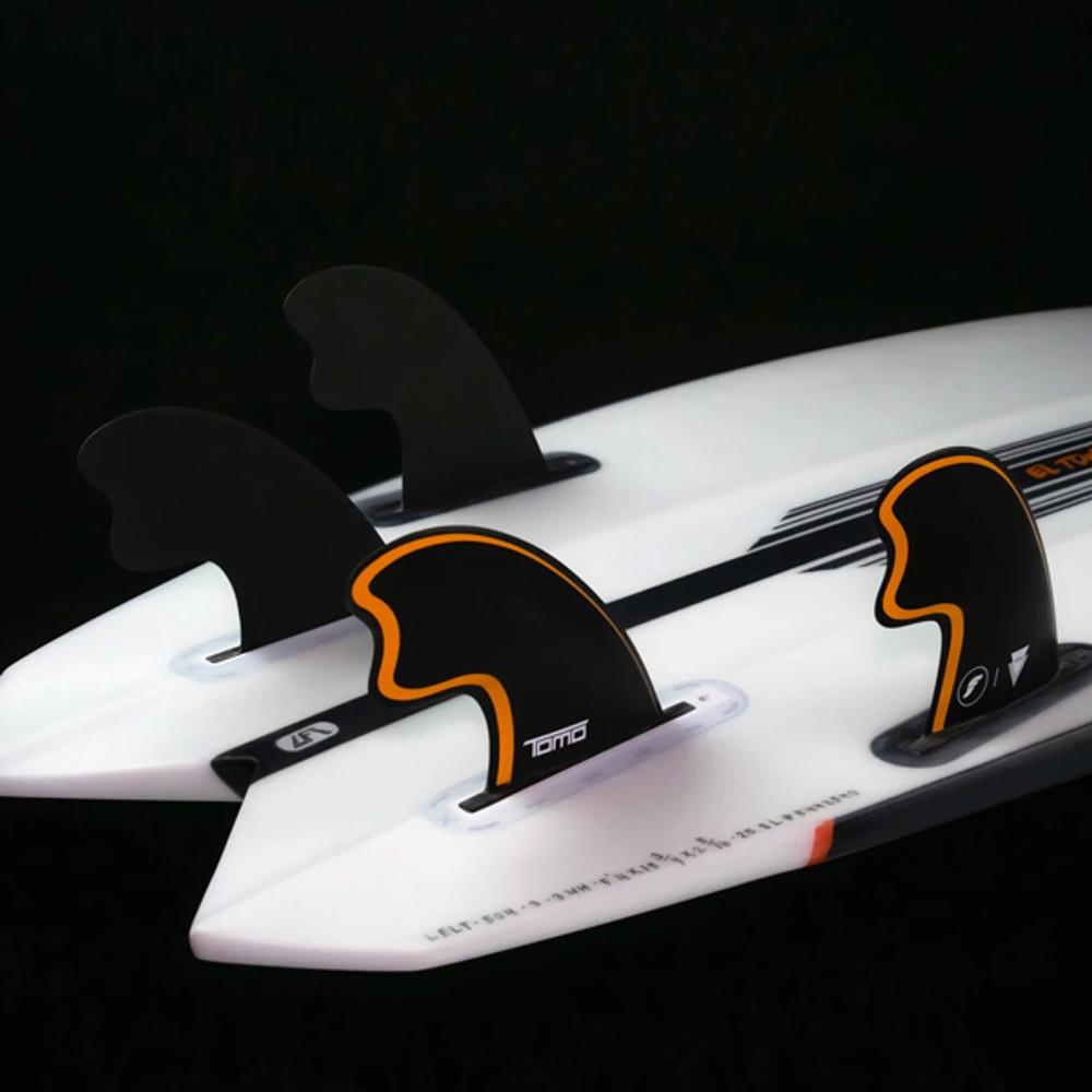 Tomo | Quad 4 Fin Set | Futures | Daniel Thompson | Tomo Surfboards | Speed Generating and Tight Pocket Turns