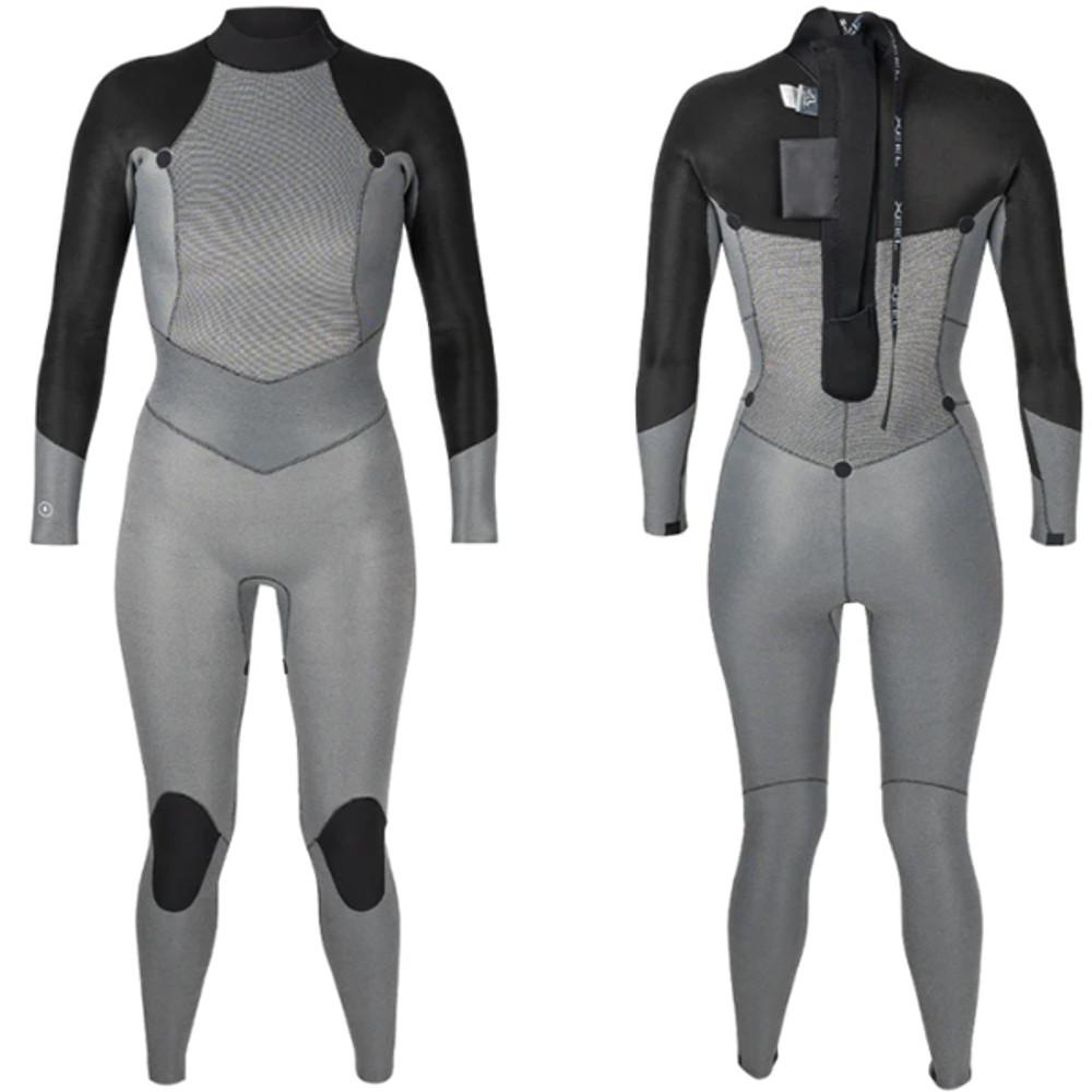 XCEL | Womens Axis Steamer Wetsuit 3/2mm | Ladies Surfing Wetsuit | Back Zip Easy Entry | Ladies Full Surf Wetsuit |