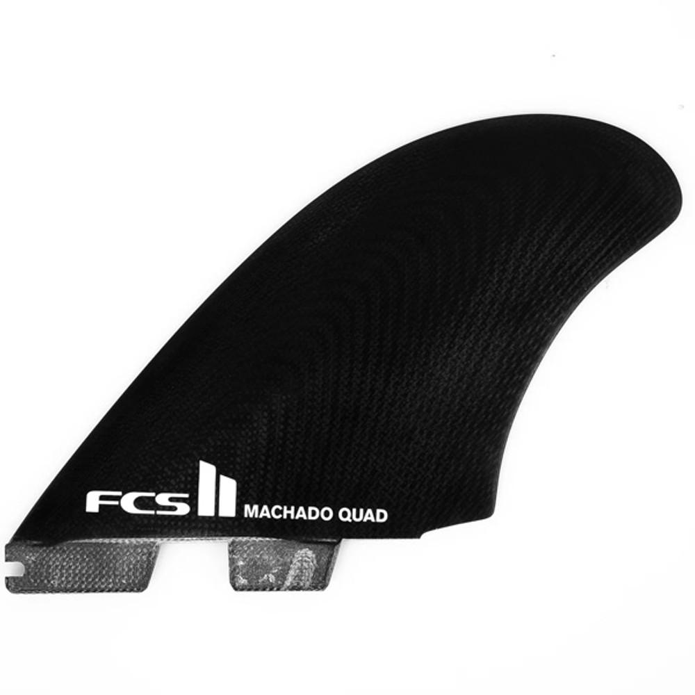 FCSII Rob Machado Seaside Quad 4 Fin Set | Performance Glass | FCS2 Surfboard Fins | Responsive Turning | Surfing Fins For High Volume Boards