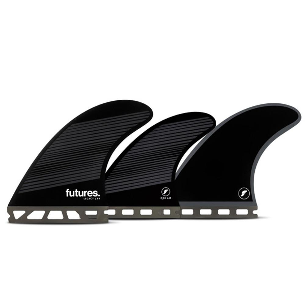 F8 Legacy Large | Tri-Quad 5 Fin Set | Surfboard Fins | Honeycomb | Futures Fins | Good All Round Fin For Heavier Surfers
