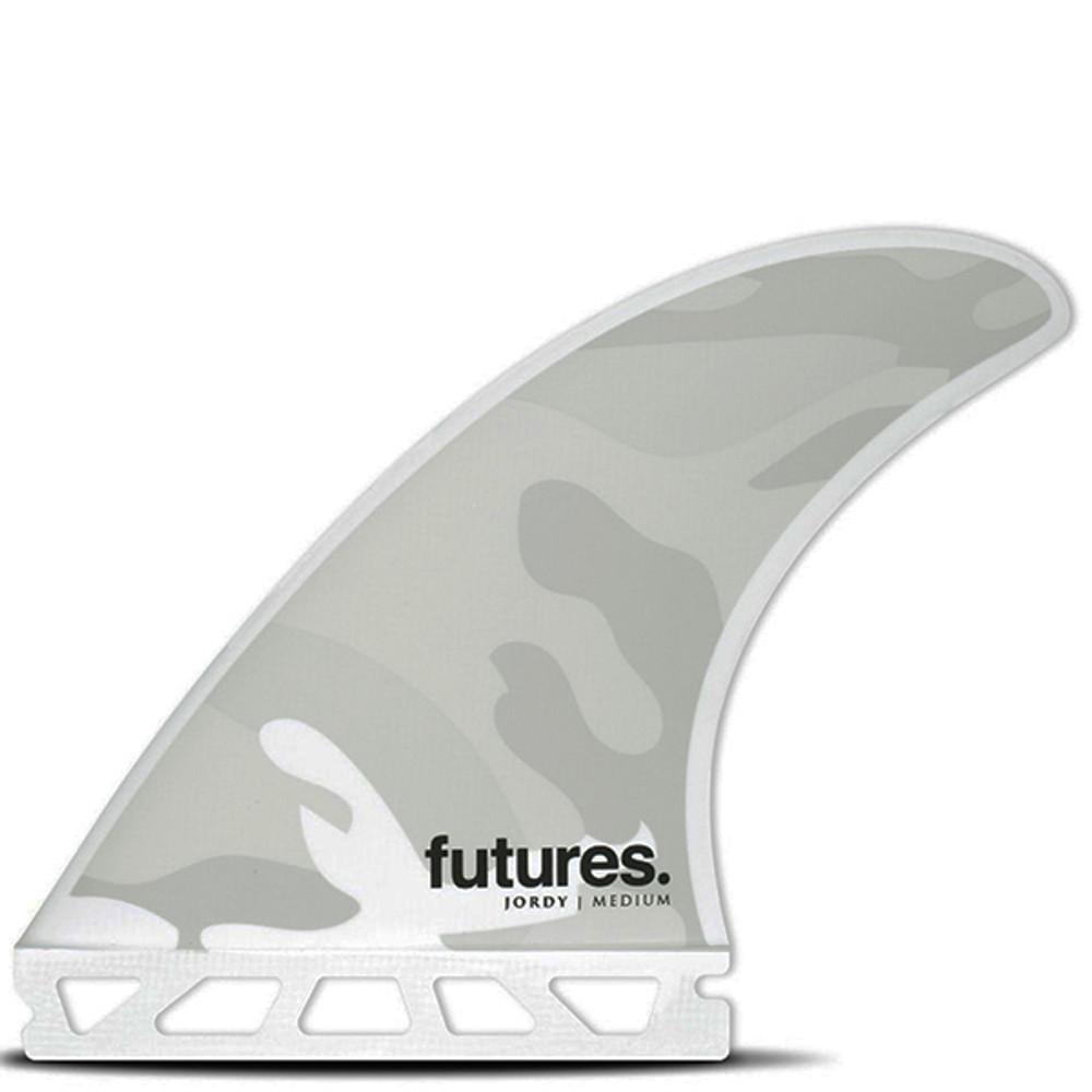 Jordy Smith Medium Thruster 3 Fin Set | Honeycomb | Futures Fins | Surfer Weight 65kg-88kg | Smooth Lines & Smaller Centre Fin