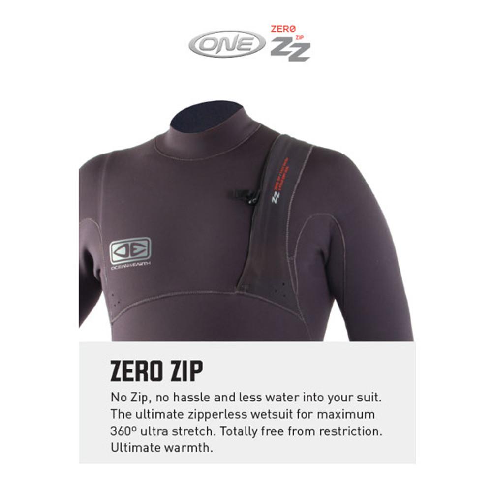Zero Zip Steamer 3:2mm | Full Surfing Wetsuit | Mens | Deep Navy | Ocean and Earth