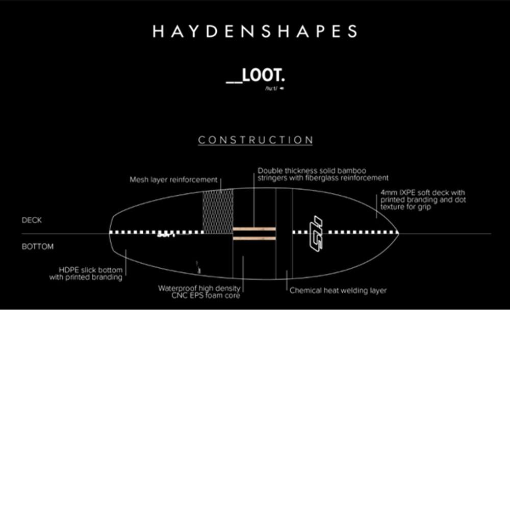 Haydenshapes Surfboard | Loot Soft Series |