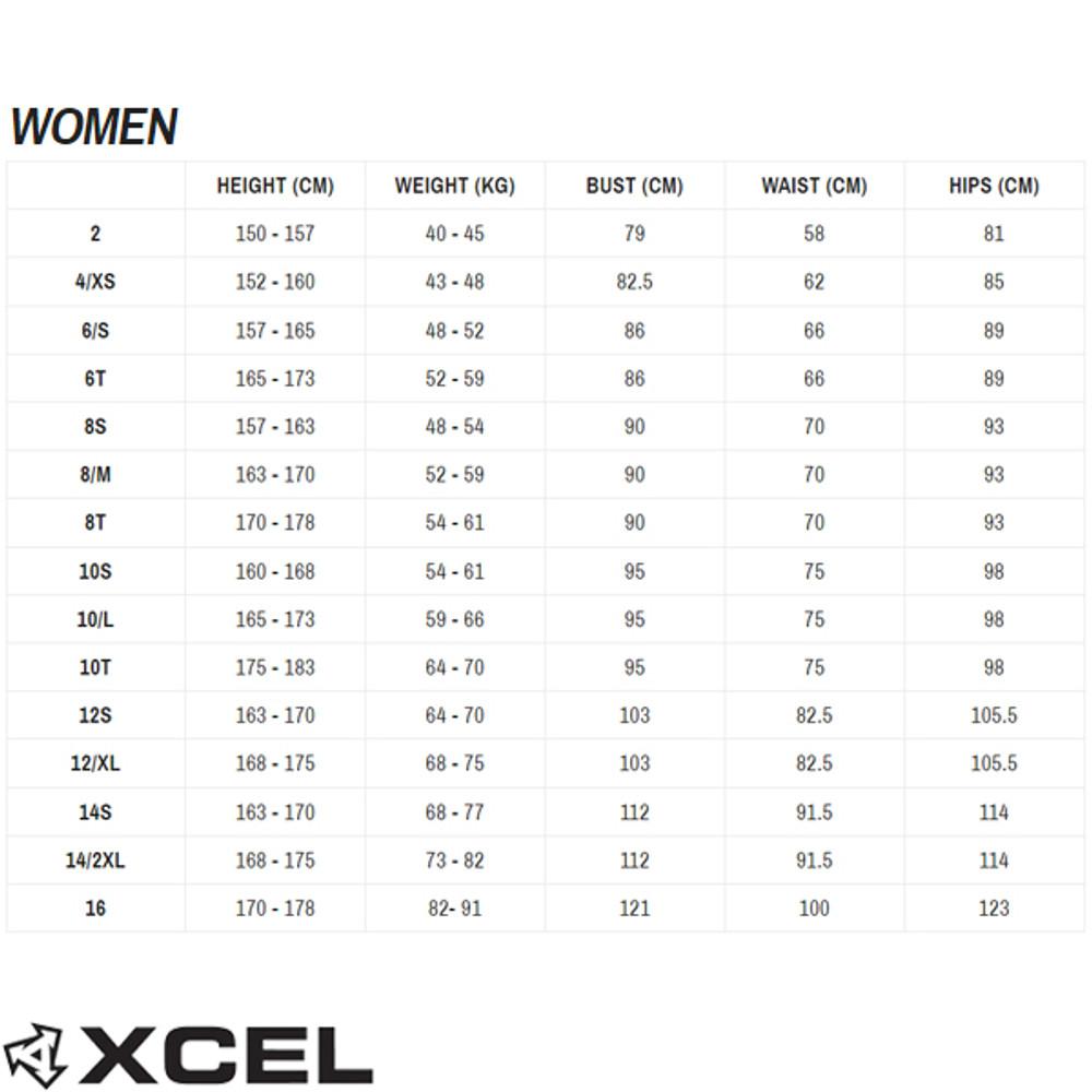 XCEL | Womens Axis Steamer Wetsuit 3/2mm | Ladies Surfing Wetsuit | Back Zip Easy Entry | Ladies Full Surf Wetsuit |