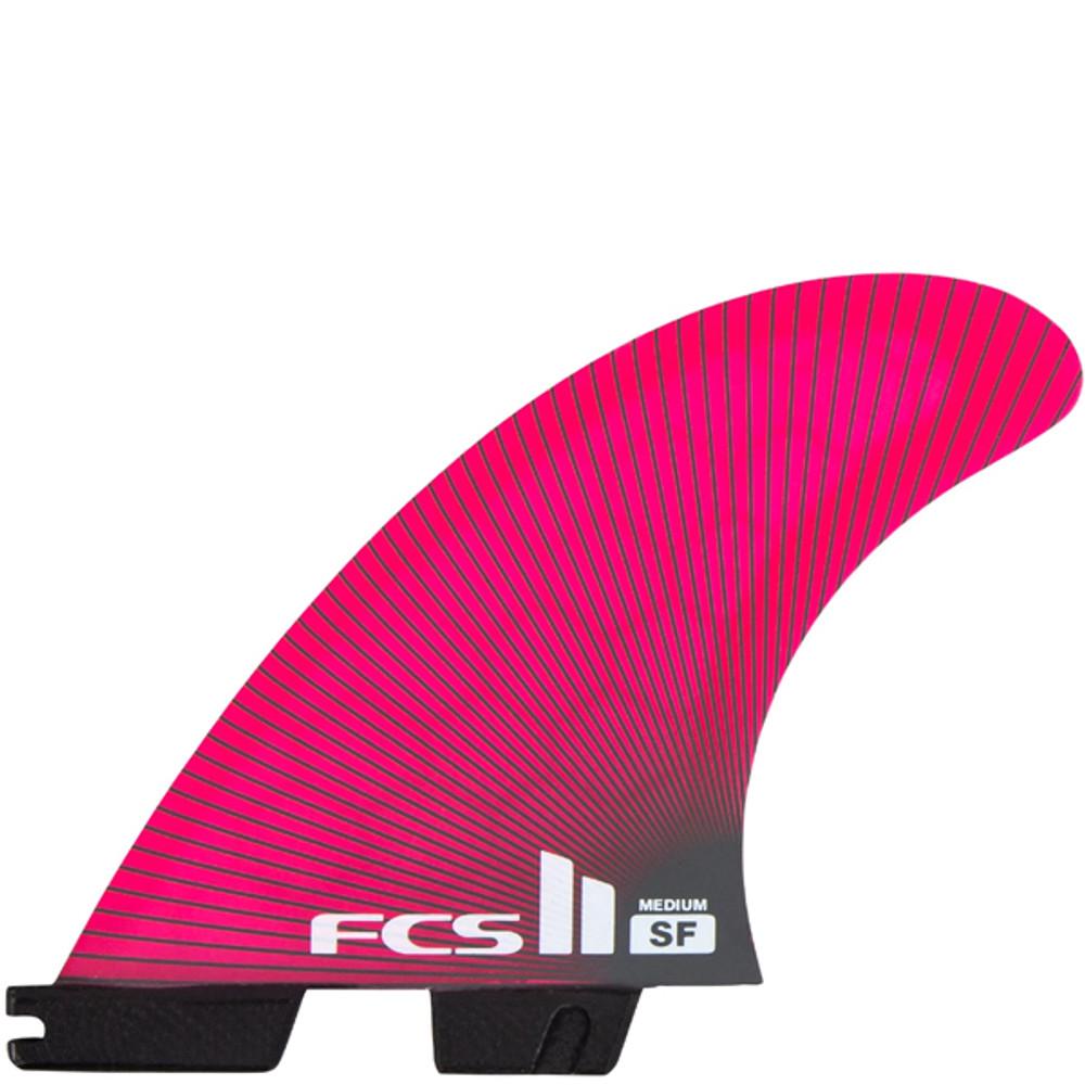 FCSII SF Sally Fitzgibbons | Thruster (3) Fin Set | Performance Core | FCSII | Great Fin for Tail Release