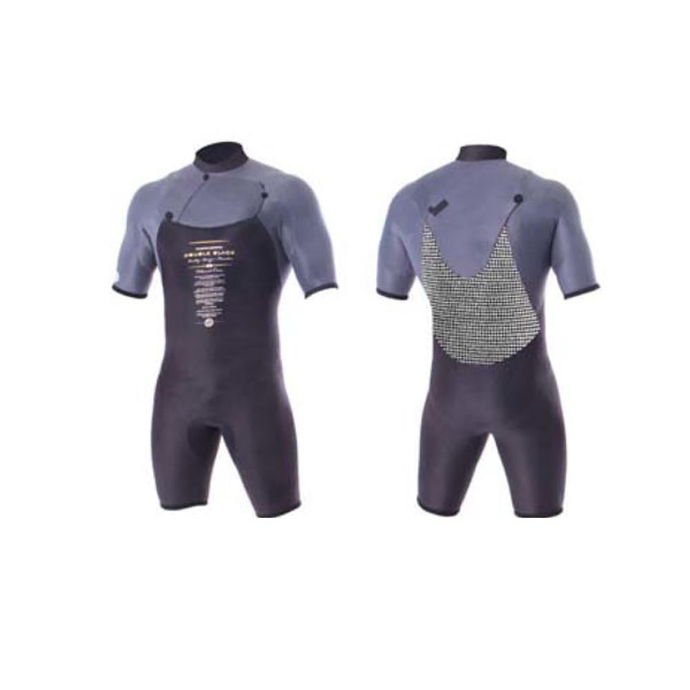 Double Black Springsuit 2mm | Chest Zip | Black | Spring Suit | Ocean and Earth | Surfing Wetsuit