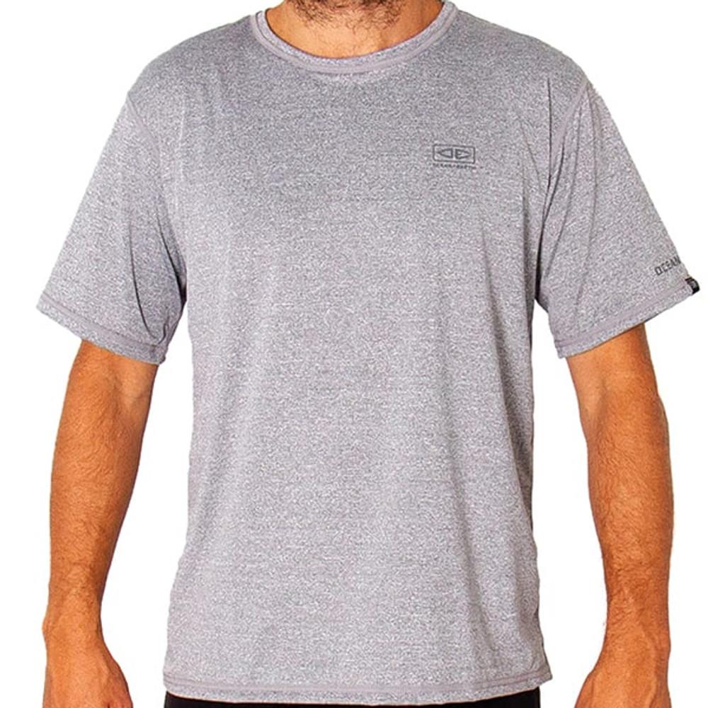 Ocean and Earth | Surf Shirt Grey | Short Sleeve | Rash Vest | Loose Fit | Beach and Water Activities